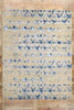9 x 12 Contemporary Abstract High-Low Wool and Silk Rug 31011