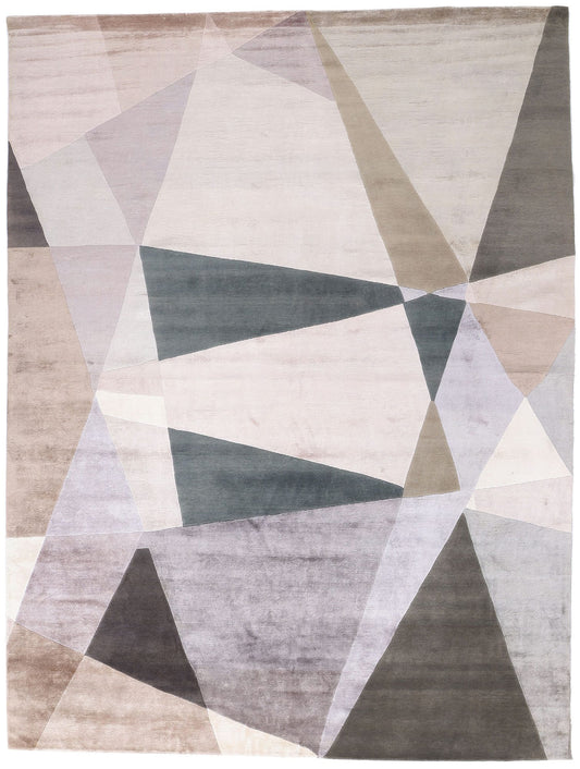 10 x 13 Contemporary Abstract Rug 31048