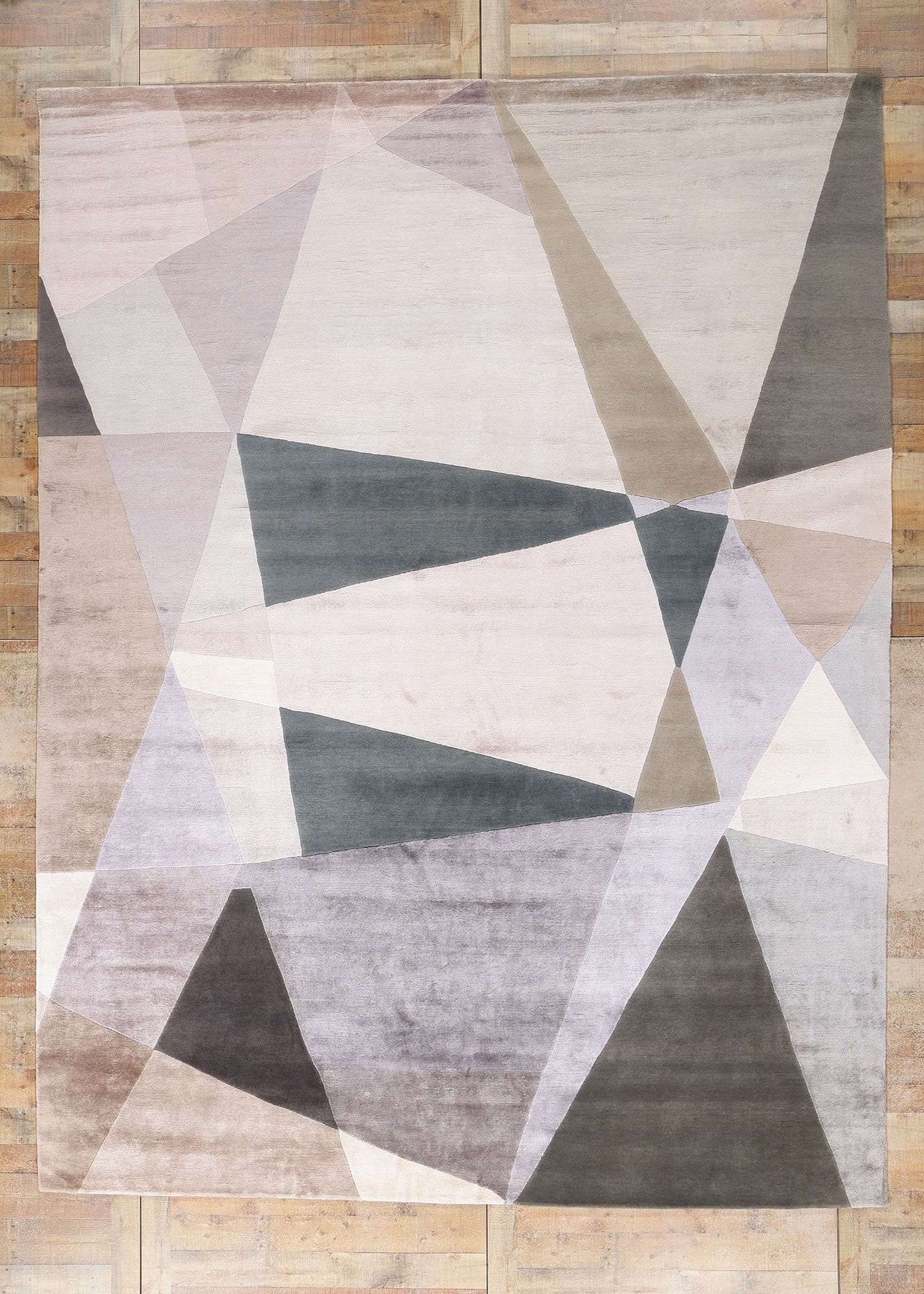 10 x 13 Contemporary Abstract Rug 31048