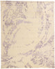 8 x 10 Contemporary Abstract Wool and Silk Rug 31016