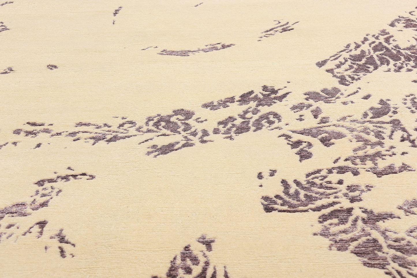 8 x 10 Contemporary Abstract Wool and Silk Rug 31016