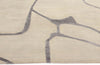 9 x 12 Contemporary Abstract Wool and Silk Rug 31015