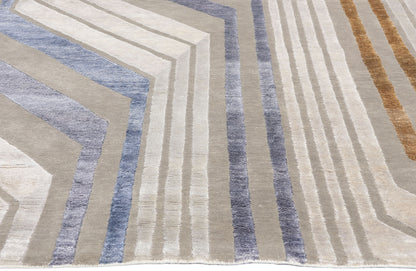 7 x 10 Contemporary Art Deco Rug 31042