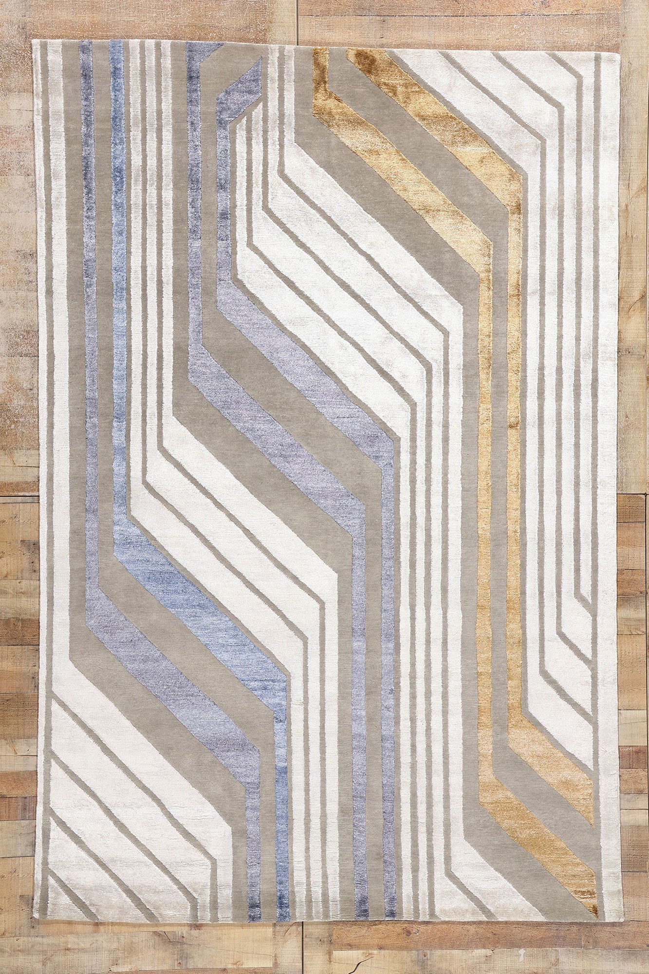 7 x 10 Contemporary Art Deco Rug 31042