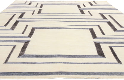 9 x 12 Contemporary Art Deco Rug 31044
