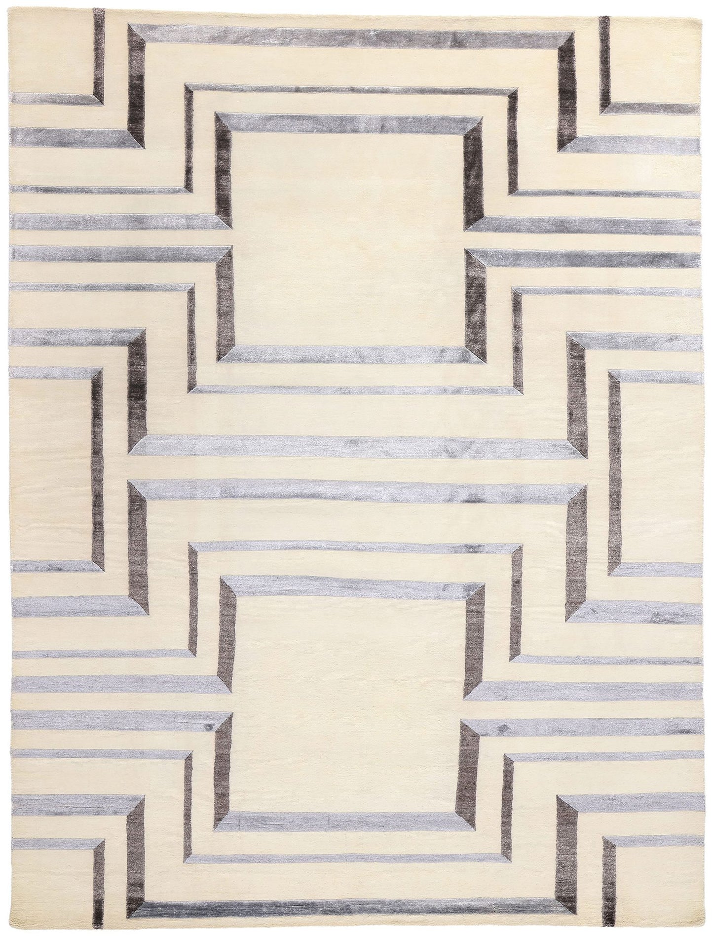 9 x 12 Contemporary Art Deco Rug 31044