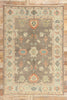 5 x 8 Earth-Tone Turkish Oushak Rug 53425