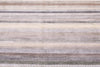 10 x 14 Transitional Wool and Silk Striped Rug 30013