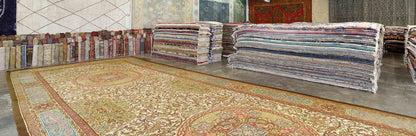 15 x 36 Antique Austrian Savonnerie Rug 72342