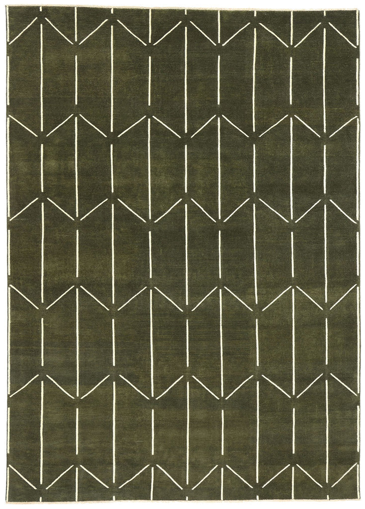 9 x 12 Modern Geometric High-Low Rug 31183