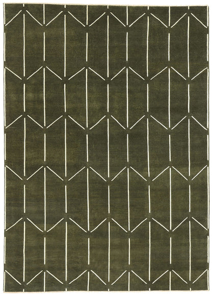 9 x 12 Modern Geometric High-Low Rug 31183