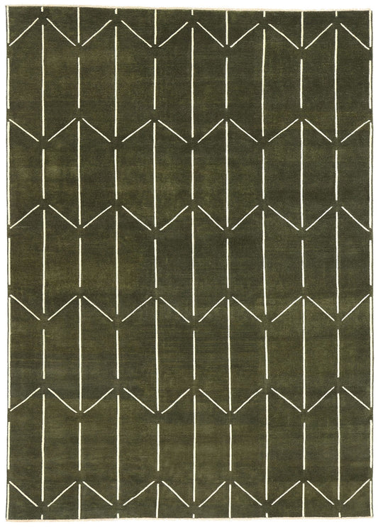 9 x 12 Modern Geometric High-Low Rug 31183
