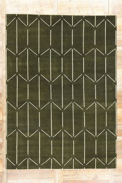 9 x 12 Modern Geometric High-Low Rug 31183