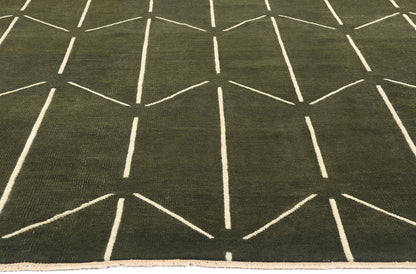 9 x 12 Modern Geometric High-Low Rug 31183