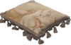 1 x 1 Antique French Aubusson Pillow 78619