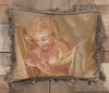 1 x 1 Antique French Aubusson Pillow 78617