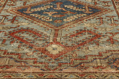 4 x 5 Antique-Worn Persian Bakshaish Rug 78672