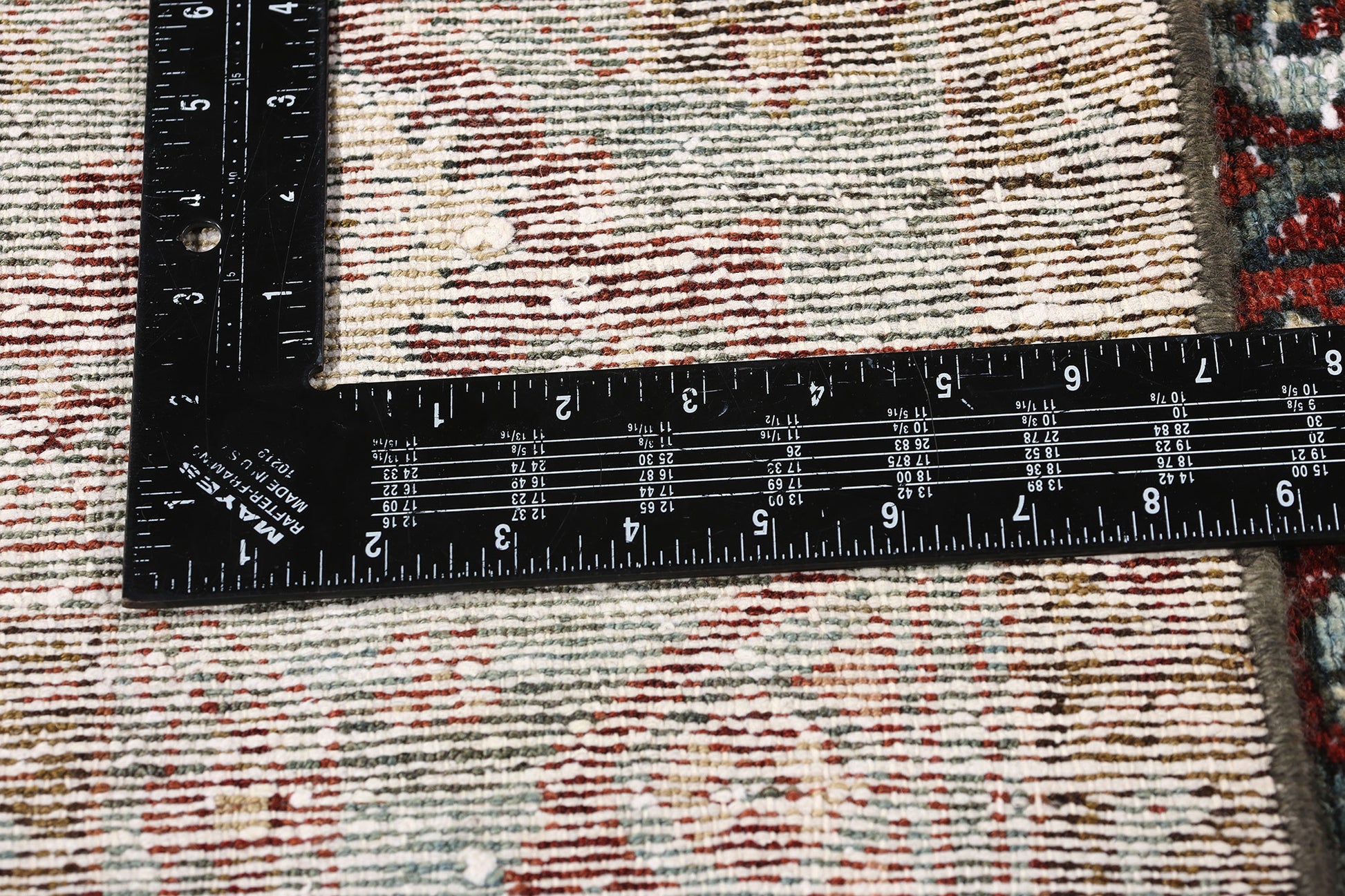 3 x 15 Antique-Worn Persian Malayer Rug 60975