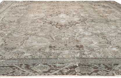 10 x 12 Antique-Worn Persian Mahal Rug 60666