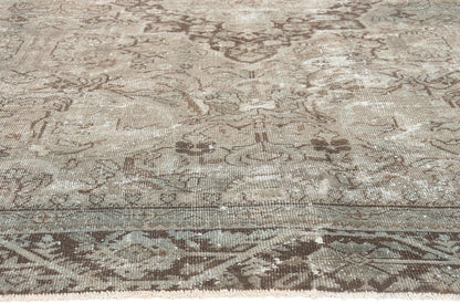 10 x 12 Antique-Worn Persian Mahal Rug 60666