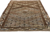 4 x 7 Antique-Worn Persian Hamadan Rug 61016