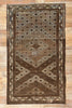 4 x 7 Antique-Worn Persian Hamadan Rug 61016