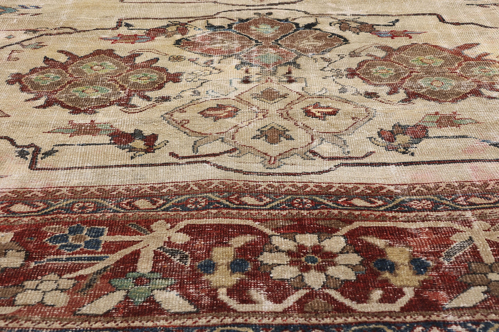 14 x 12 Antique Persian Sultanabad Rug 78330