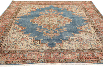 5 x 7 Antique Persian Tabriz Rug 60876