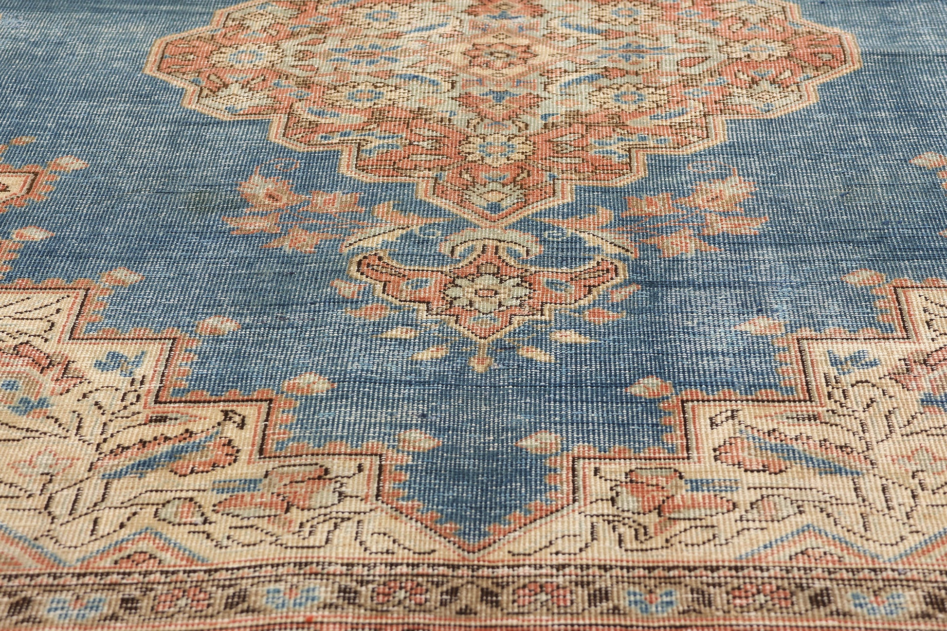 5 x 7 Antique Persian Tabriz Rug 60876