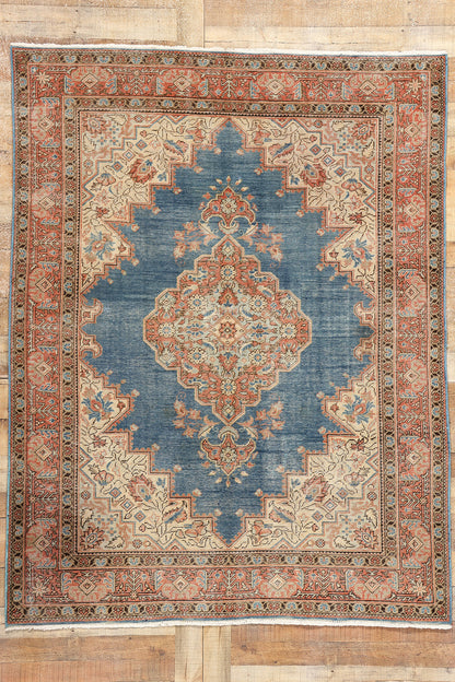 5 x 7 Antique Persian Tabriz Rug 60876