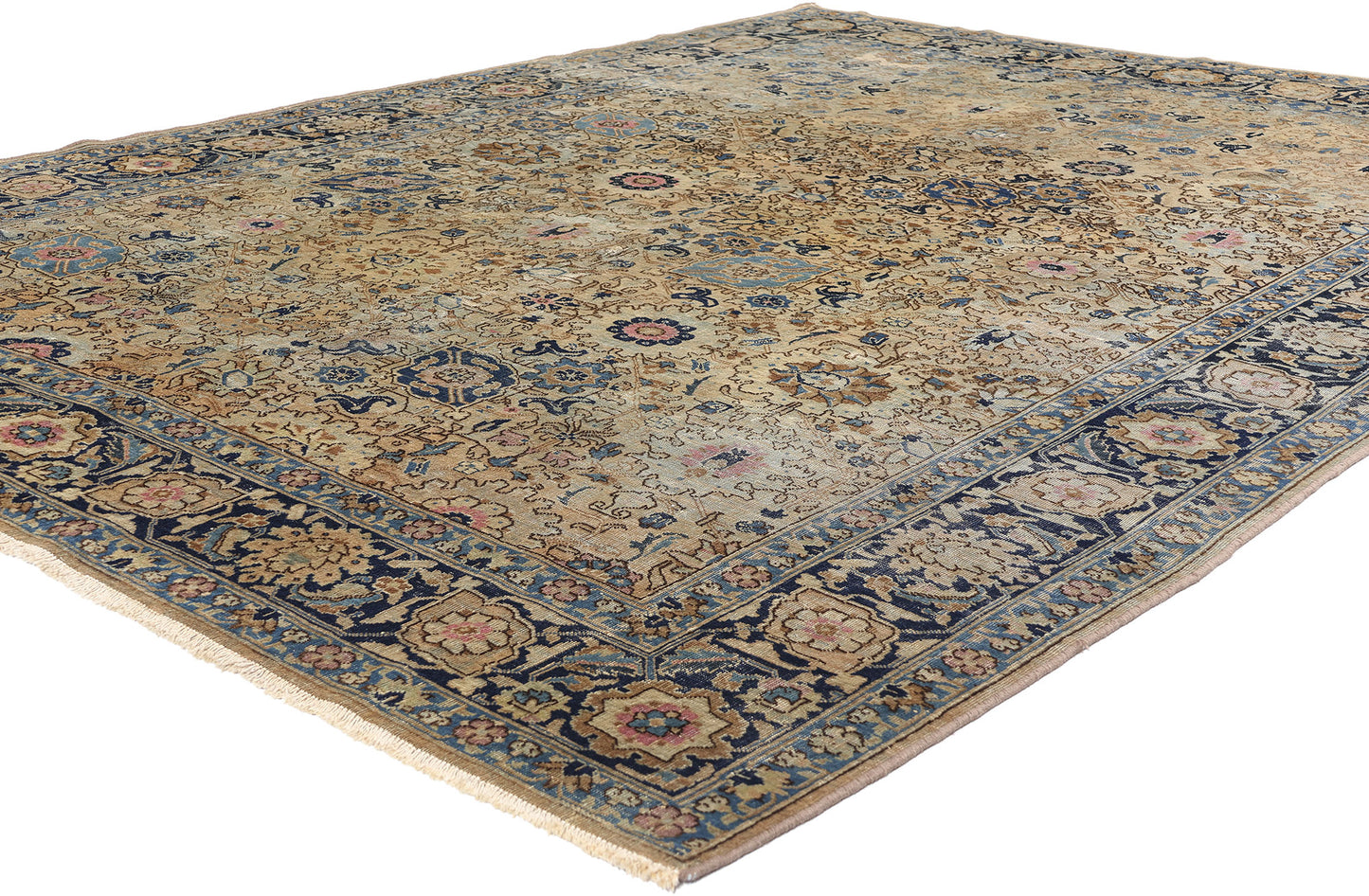 7 x 10 Antique Persian Tabriz Rug 90000