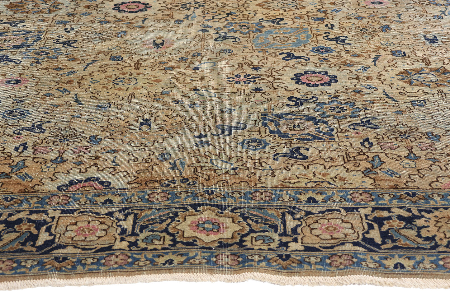 7 x 10 Antique Persian Tabriz Rug 90000