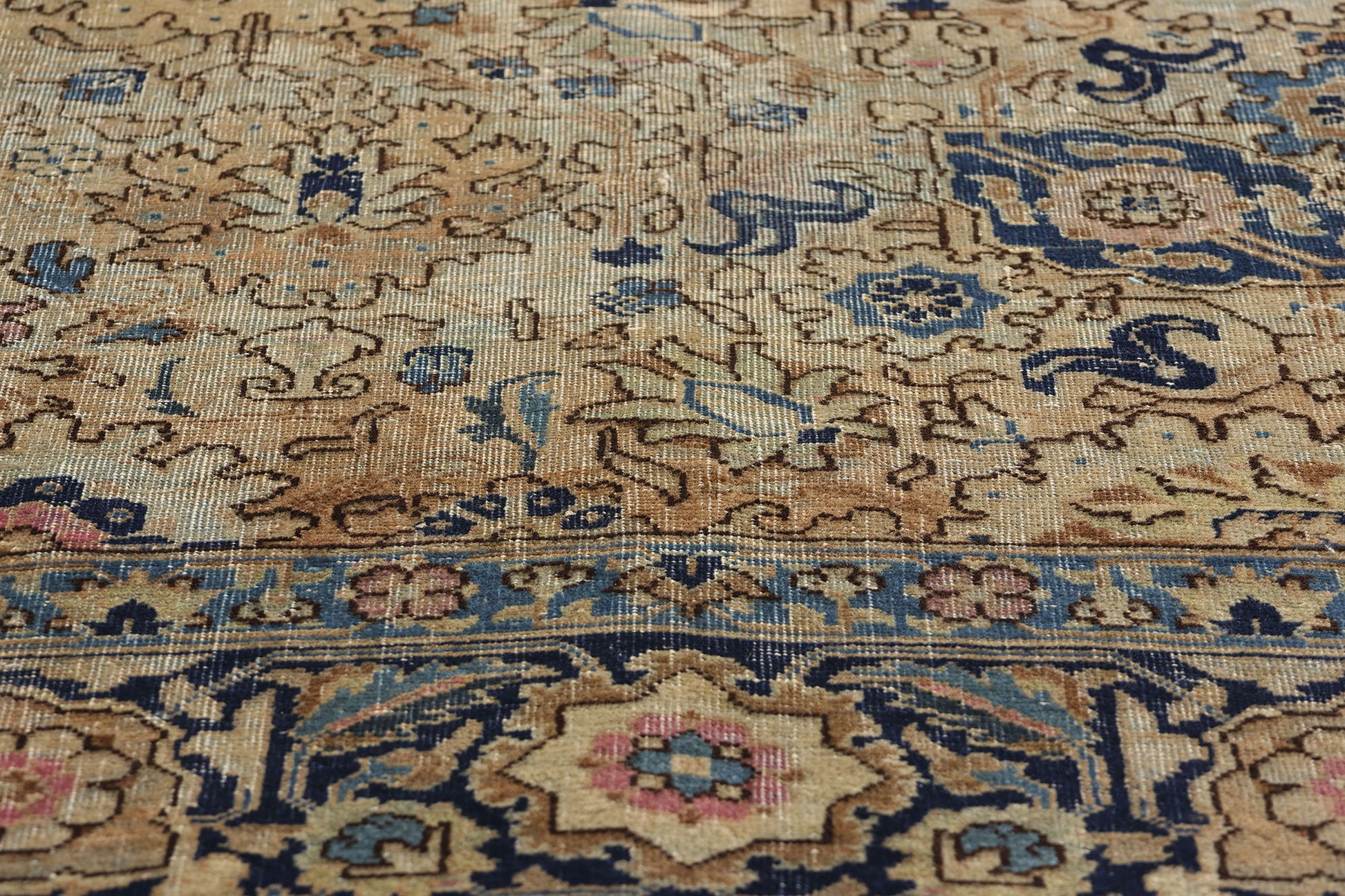 7 x 10 Antique Persian Tabriz Rug 90000