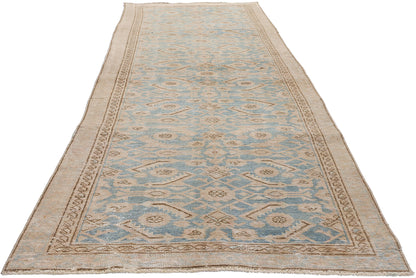 3 x 10 Vintage Blue Persian Malayer Rug 53922