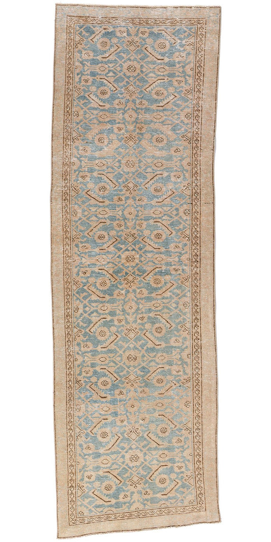 3 x 10 Vintage Blue Persian Malayer Rug 53922