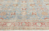 9 x 12 Antique-Worn Blue Persian Tabriz Rug 53174