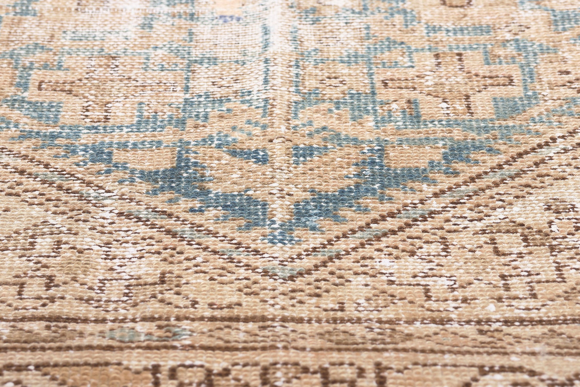 3 x 17 Antique-Worn Persian Malayer Rug 61275