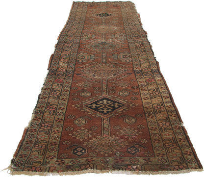 2 x 10 Antique-Worn Persian Heriz Rug 73166