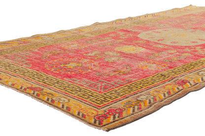 5 x 9 Vintage Turkish Oushak Rug 53710