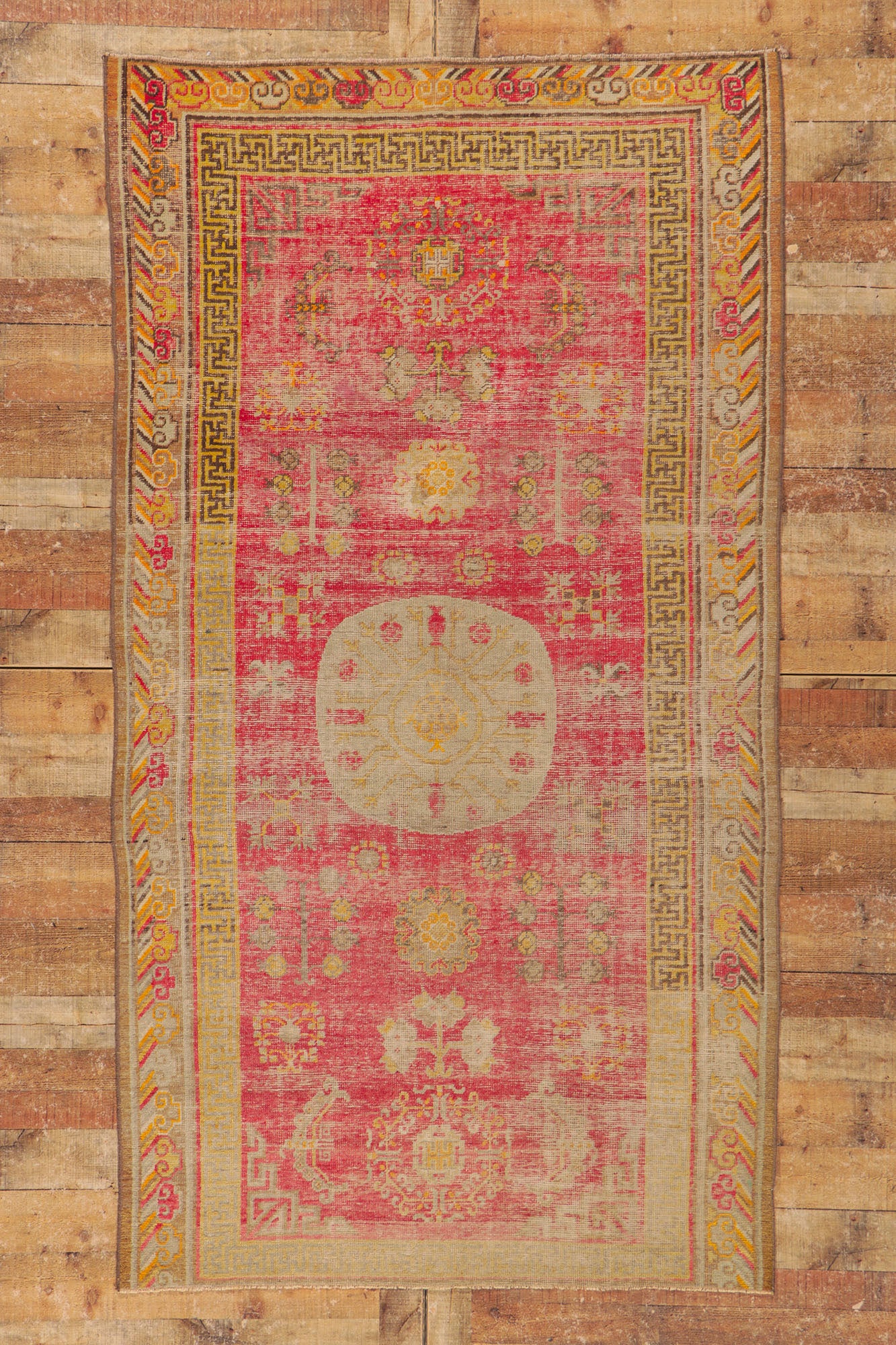 5 x 9 Vintage Turkish Oushak Rug 53710