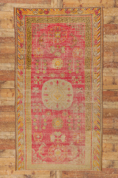 5 x 9 Vintage Turkish Oushak Rug 53710