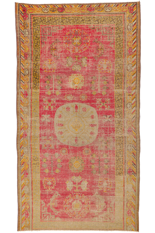 5 x 9 Vintage Turkish Oushak Rug 53710