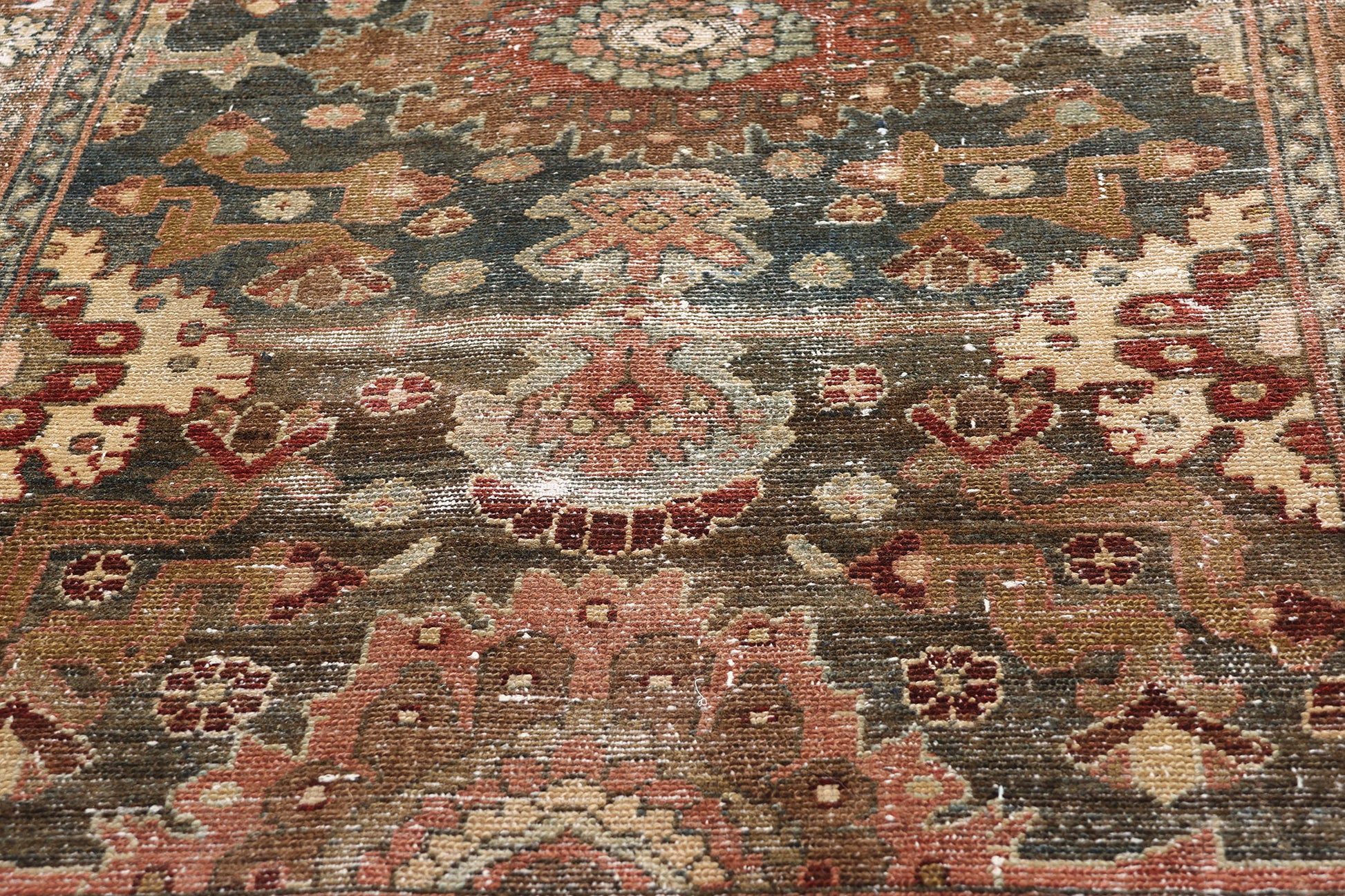 3 x 11 Antique-Worn Persian Malayer Rug 53763