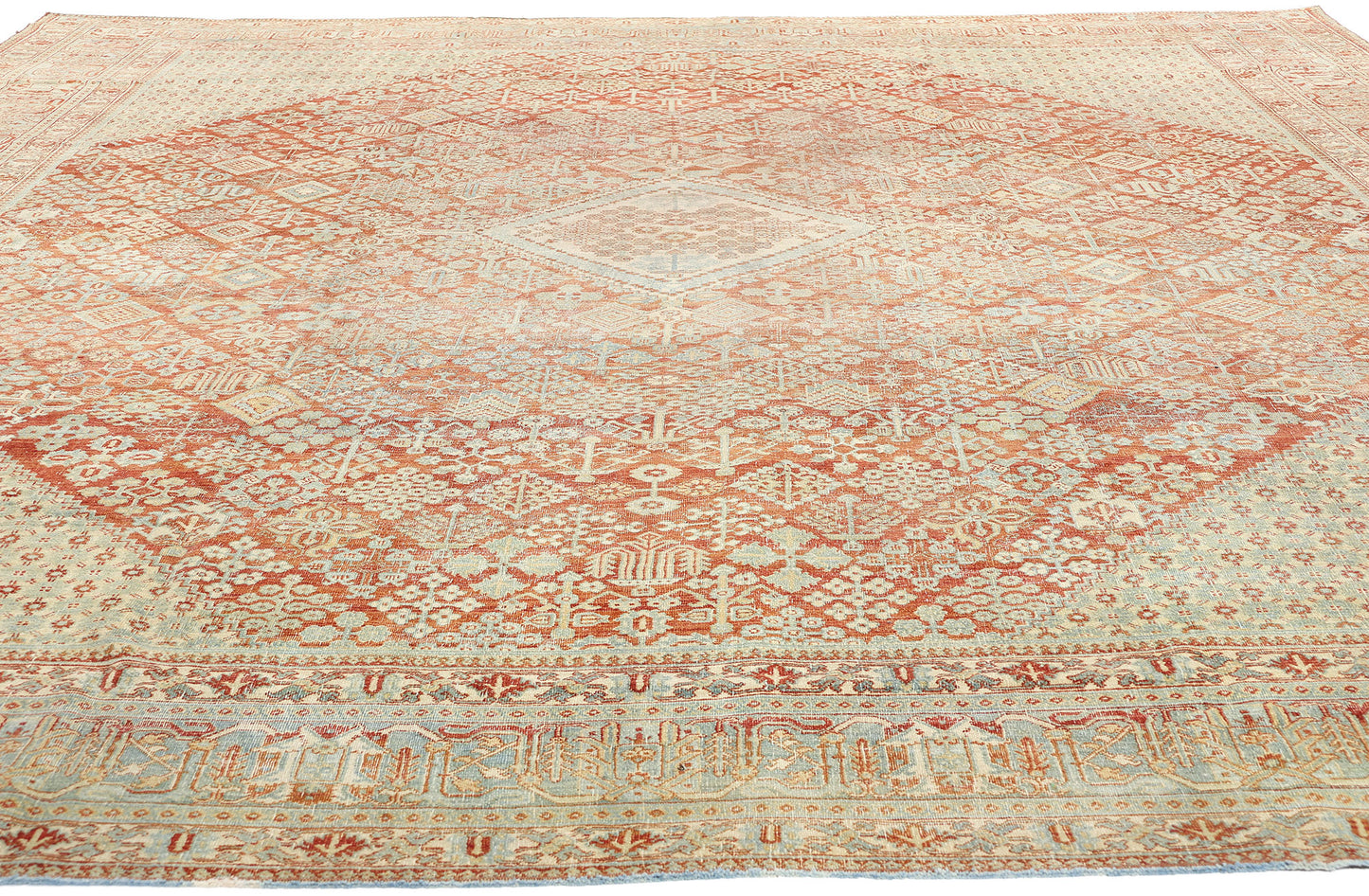 11 x 13 Antique Persian Joshegan Rug 52558