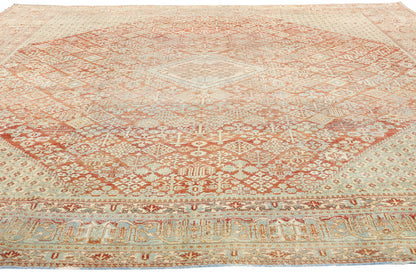 11 x 13 Antique Persian Joshegan Rug 52558