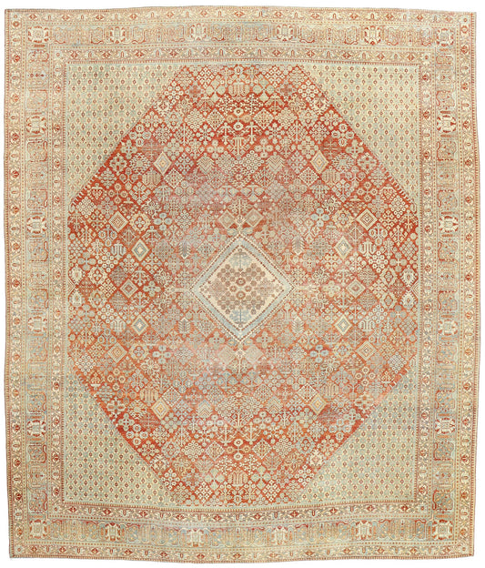 11 x 13 Antique Persian Joshegan Rug 52558