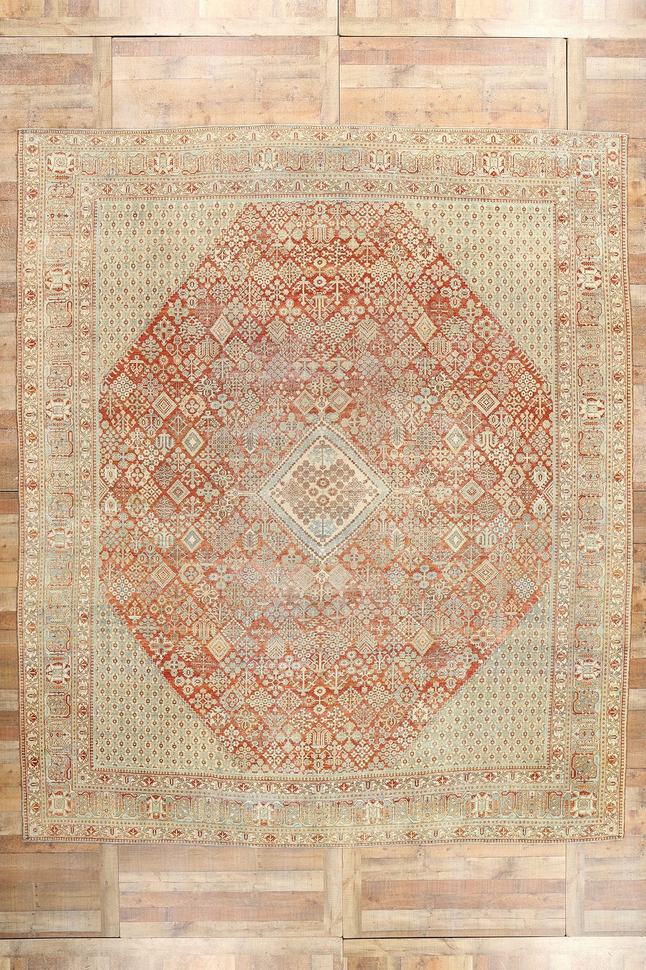 11 x 13 Antique Persian Joshegan Rug 52558