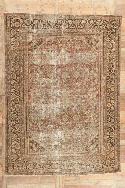 9 x 12 Antique Persian Mahal Rug 76822