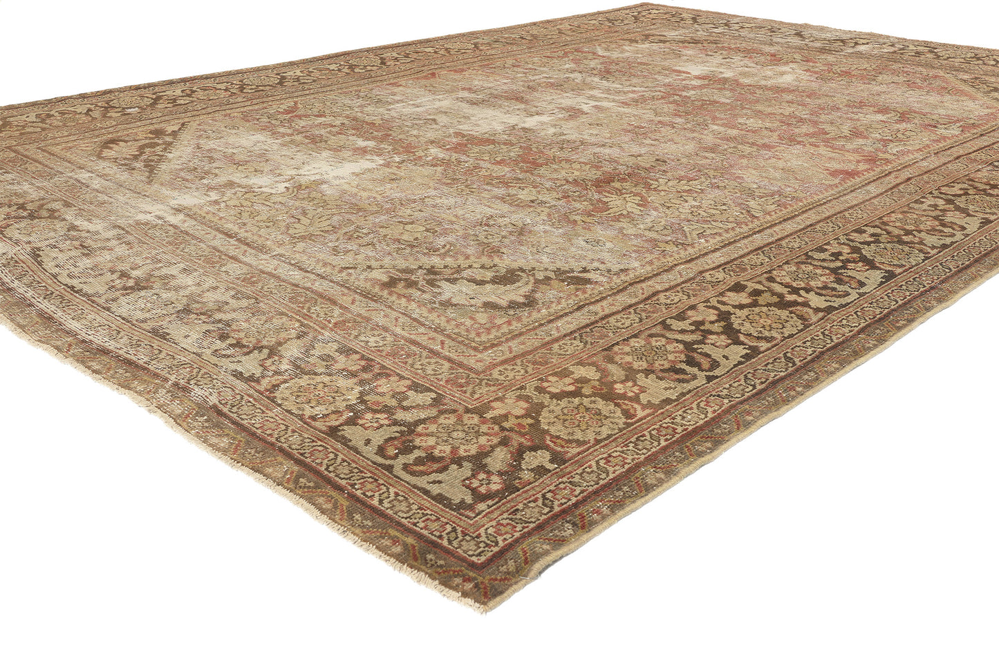 9 x 12 Antique Persian Mahal Rug 76822