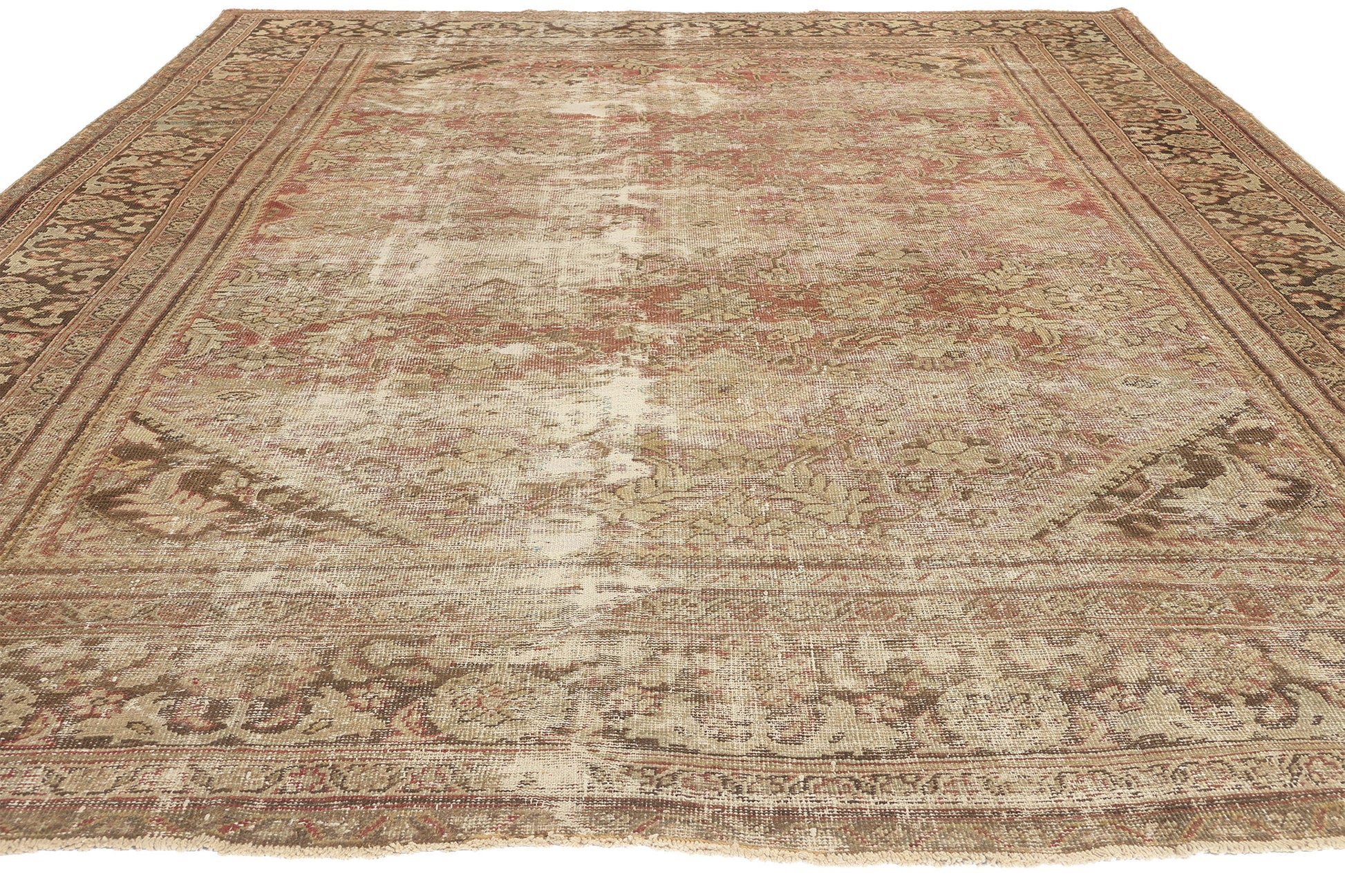 9 x 12 Antique Persian Mahal Rug 76822